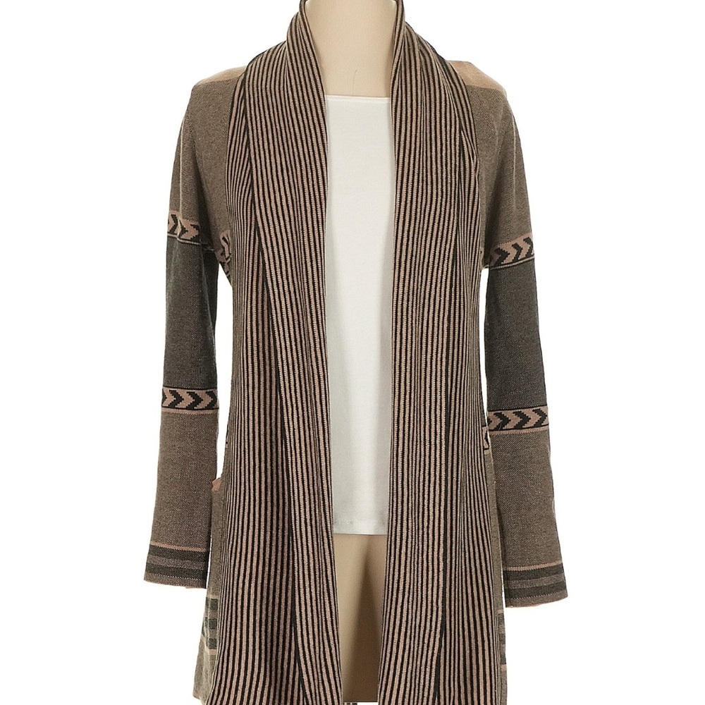 Twelfth Street by Cynthia Vincent Brown and Tan Cardigan